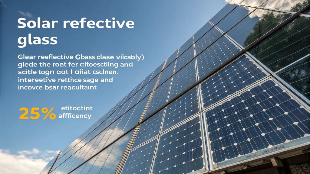 solar reflective glass application