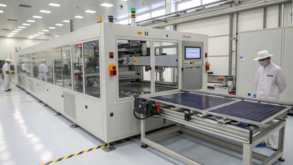 CdTe coating machine for thin film solar cells