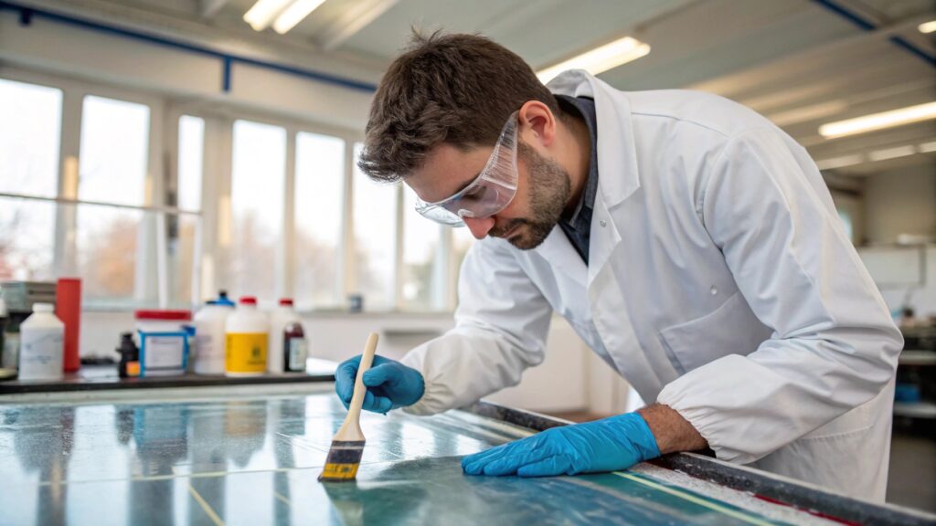 IR blocking coating chemistry application